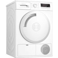 Sèche linge hublot BOSCH WTH83V01FF 8 kgAutoDry : un séchage en douceurGrâce à la précision de ses sondes, le sèche-linge BOSCH WTH83V01FF, doté de la technologie AutoDry, vous garantit un séchage parfait et respectueux des textiles. Ce sèche-linge hublot affiche une capacité de 8 kg de linge mouillé et une durée de cycle de 205 minutes. Ce sèche-linge à condensation présente une consommation électrique annuelle de 235 kWh. Il fait partie de la classe énergétique A++ pour le séchage et de la classe d'efficacité B pour la condensation. Avec son système anti-vibrations, ce sèche-linge à chargement frontal vous promet un silence appréciable et une stabilité optimale.Un design facile à harmoniserPratique et esthétique, ce sèche-linge à hublot blanc se distingue par son design moderne et discret. Grâce à son format compact, ce sèche-linge L. 59,8 x H. 84,2 x P. 59,9 cm s'intègre sans effort dans une laverie, une salle de bain, une cuisine ou même dans un garage.