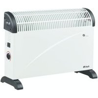 Convecteur AYA CH-09 blanc 3 puissancesUne utilisation facileÀ l'issue de votre commande, vous réceptionnez votre nouveau convecteur blanc dans un colis de 7 kg. La notice incluse donne les instructions pour l'utiliser correctement. Il est facile à mettre en œuvre, puisqu'il suffit de brancher le câble fourni à une prise électrique. Ce convecteur L. 63 cm x l. 15 cm x H. 45 cm est léger et dispose de roulettes qui simplifient son déplacement. Son thermostat réglable permet de choisir entre 3 niveaux de puissance (650, 1250 ou 2000 watts). Enfin, les commandes manuelles et ergonomiques se trouvent sur le côté gauche de cet appareil de chauffage.Un design bicoloreLe convecteur AYA CH-09 peut être utilisé comme chauffage principal dans une petite pièce ou comme chauffage d'appoint. Il présente un très bon rapport qualité-prix et bénéficie d'une garantie de 2 ans. Le design classique blanc et noir de ce convecteur se fond sans effort dans tous les styles d'intérieurs.