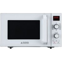 Four micro-ondes monofonction SEB MO25L programmes automatiqueFacile d'utilisationVous cherchez un appareil simple à utiliser ? Ce four micro-ondes monofonction avec programmes automatiques SEB MO25L est fait pour vous. Grâce à ses cinq niveaux de puissance, vous pouvez réchauffer vos aliments doucement ou rapidement. L'écran avec affichage LED permet de jeter un œil à l'horloge et à la minuterie si besoin. Ce four micro-ondes de hauteur 29,3 cm et de longueur 39,6 cm possède une taille pratique et se dote d'une porte à ouverture latérale. Une petite astuce existe pour nettoyer votre four micro-ondes sans utiliser d'huile de coude : faites chauffer à pleine puissance un mélange d'eau et de citron dans un bol, attendez, puis essuyez !Simple à coordonnerCe four à micro-ondes blanc aux détails gris se fait discret dans tous les intérieurs. On peut le poser sur le plan de travail ou dans la niche d'un meuble de cuisine, selon son espace. Son apparence immaculée se marie à une panoplie d'appareils électroménagers crème, inox ou de couleur.