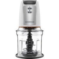 Mini hachoir KENWOOD CHP61.100WHUne utilisation facilePeu encombrant, ce mini hachoir de 0,5 L va vous rendre de grands services dans votre cuisine. Doté de deux vitesses et d'une puissance maximale de 500 W, il hache toutes sortes d'aliments et est l'idéal pour préparer des repas à de jeunes enfants. Ce mini hachoir KENWOOD est livré avec ses accessoires, c'est-à-dire un fouet à mayonnaise et une spatule. Très facile à utiliser, le mini hachoir se règle à l'aide des boutons figurant dans sa partie supérieure. Les différents éléments se lavent aisément à l'eau.Un robot discretFort de ses dimensions restreintes et de son coloris classique, ce mini hachoir noir saura se faire discret sur votre plan de travail. Adapté aux petites cuisines, il se marie avec tous les styles de décor. Si besoin, vous lui trouverez aisément une place dans un placard.