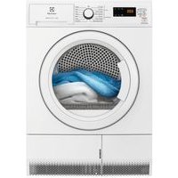 Sèche linge hublot ELECTROLUX EDHF5841SC Pompe à chaleurPrenez soin de tous vos vêtements : Ce sèche-linge équipé d'une pompe à chaleur permet à vos vêtements de garder leur aspect neuf plus longtemps car ils ne seront pas exposés à des chaleurs excessives.. Plus de liberté avec la fonction Départ différé : Avec la fonction Départ différé, vous pouvez en fonction de votre planning, reporter le début de chaque cycle jusqu'à 20 heures maximum.. Ce sèche-linge SimpliCare est équipé de la pompe à chaleur. Cette technologie vous permettra de faire des économies d'énergie considérables puisque la température maximale est de 54°C au lieu de 82°C pour un sèche linge à condensation standard.. Capacité (kg):8 . Pompe à chaleur:Oui . Départ différé:Jusqu'à 20H . Efficacite énergie:A++ . Sèche linge hublot: