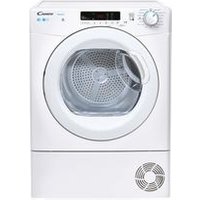 Sèche linge hublot CANDY  CSE C10DG-47 10kg BlancDes caractéristiques pratiquesLe sèche-linge CANDY CSE C10DG-47 est un modèle doté d'un hublot XXL qui permet d'accéder à la cuve d'une capacité de 10 kg. Doté de la technologie de séchage par condensation, cet appareil récupère l'eau au sein d'un réservoir qu'il vous suffira de vider. Ce sèche-linge saura se montrer pratique grâce au large choix de programmes qui s'adapteront à vos besoins. Durant le cycle, vous pourrez vérifier le temps restant avant la fin du programme et ainsi savoir quand votre linge sera prêt. Ce sèche-linge de 59,6 x 85 x 58,5 cm est proposé dans des dimensions standards qui le rendent peu encombrant.Un modèle au design sobreDisponible dans un coloris qui s'accordera avec tout, ce sèche-linge blanc se montrera discret dans votre pièce. Sa façade épurée et son écran digital discret vous permettront de l'installer dans la cuisine, le cellier ou le garage. Grâce au séchage par condensation, vous pourrez le poser librement, sans avoir besoin de le raccorder à une évacuation.