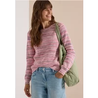 Pullover mit Rundhals und Space-Dye-Optik