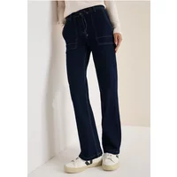 Cecil Femme Jeans Bootcut Rinsed in Bleu, Gr: 28