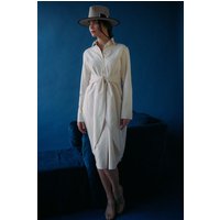 Grammar - The Flannel Pronoun Dress - Natural - Size 2 - Imperfect