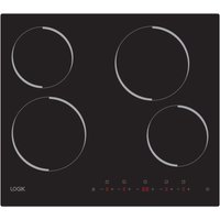 LOGIK LCHOBTC23 59 cm Electric Ceramic Hob - Black, Black