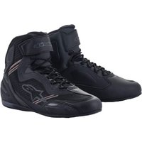 Alpinestars Faster 3 Rideknit Motorcycle Shoes - UK 11.5 / Eur 45.5 - Black / Black, Black