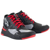 Alpinestars Speedflight Motorcycle Boots - UK 8 / Eur 42 - Black / Bright Red / White, Black/red/white