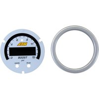 AEM Electronics X Series Gauge Accessory Kit - Boost / Fuel Pressure Gauge, White