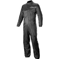 Alpinestars Hurricane Rain V2 Motorcycle Oversuit - X-Large - Black, Black