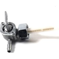Hi-Level Petrol Tap 16mm x 1.00mm With Right Hand Outlet, On, Off & Reserve - Petrol Tap 16mm x 1.00mm with right hand outlet,on,off & res, Silver