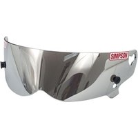 Simpson Replacement Visor For Bandit Helmet - Silver Mirrored
