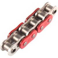 AFAM 530 Pitch XHR Super Heavy Duty X-Ring Motorcycle Drive Chain - 104 Link, 530, Red