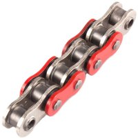 AFAM 520 Pitch MX Non O-Ring Motorcycle Drive Chain - 100 Link, 520, Red