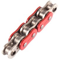 AFAM 520 Pitch XHR Super Heavy Duty X-Ring Motorcycle Drive Chain - 112 Link, 520, Red