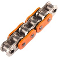AFAM 525 Pitch XHR Super Heavy Duty X-Ring Motorcycle Drive Chain - 102 Link, 525, Orange