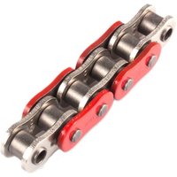 AFAM 525 Pitch XHR Super Heavy Duty X-Ring Motorcycle Drive Chain - 102 Link, 525, Red