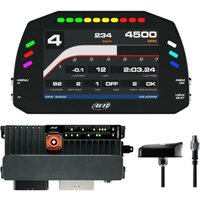 AIM PDM32 Advanced Power Distribution Module / Data Logger Kit - Display With Road Icons, Long GPS Cable