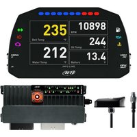 AIM PDM32 Advanced Power Distribution Module / Data Logger Kit - 5 Inch Display With Street Icons, Roof Mount GPS. 2m Long GPS Cable