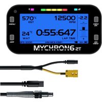 AIM MyChron 6 2T Dash Logger / Kart Lap Timer With GPS - With M5 Water Temp Sensor Plus Black/Yellow Patch Lead