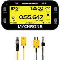 AIM MyChron 6 Dash Logger / Kart Lap Timer With GPS - With EGT (Exhaust Gas Temp Sensor - Standard)