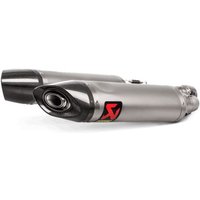Akrapovic Titanium Silencer With Carbon Outlet Twin Slip-On