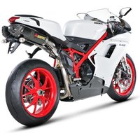 Akrapovic Oval Race & Road Silencer - Carbon Sleeve - Pair - Race Only - Carbon Sleeve