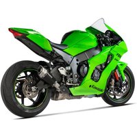 Akrapovic Black Titanium ASZ Style Silencer Slip-On