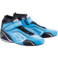Alpinestars Tech 1-T V3 Race Boots - UK 7 / Eur 40.5, Light Blue / Black / White