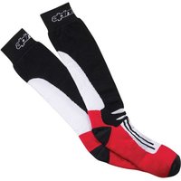Alpinestars Racing Road Summer Socks - Large / X-Large, Black/red/white