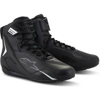 Alpinestars Faster 4 Motorcycle Shoes - UK 11 - Black, Black