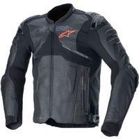 Alpinestars Atem V5 Leather Motorcycle Jacket - Eur 56 - Black, Black