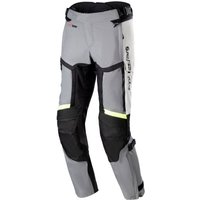 Alpinestars Bogota Pro Drystar Textile Motorcycle Pants - XL, Ice Grey / Dark Grey / Fluro Yellow, Grey/yellow