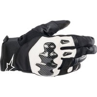 Alpinestars SMX-1 Drystar Motorcycle Gloves - Medium - Black / White, Black/white