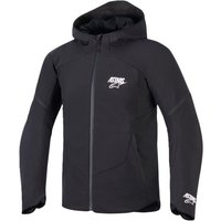 Alpinestars Aeroshell WP Textile Motorcycle Jacket - Black / Black, XL, Black