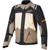 Alpinestars Andes V4 Drystar Textile Motorcycle Jacket - Walnut / Mastic / Black, XL, Black/cream