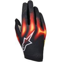 Alpinestars Sim Gloves - Graphic 3 - Black / Red / Yellow, XXL, Black/red/yellow