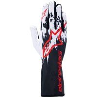 Alpinestars Tech 1-K V3 Kart Gloves - Size: L, Colour: Black / White / Red