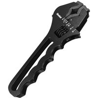 Automotive Plumbing Solutions Alloy Adjustable Wrench With Non-Marring Jaws - Black, Black