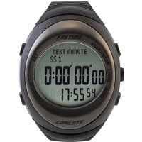 AST Fastime RW3 Copilote Rally Watch - Black/Gunmetal With Green Display