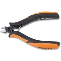 Beta Diagonal Flush Cutting Nippers, Slim Tapering Bi-Material Handles - 1186BM - 13mm Jaw Length- 011860102