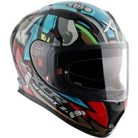 Street Graphic Motorcycle Helmet - 2X- (63-) -, /