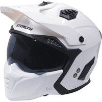 Stealth Fighter HS711 Plain Motorcycle Helmet - Gloss - ,
