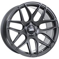 Bola B8R Alloy Wheels In Matt Gunmetal Set Of 4 - 18x9.5 Inch ET38 5x108 PCD 72.6mm Centre Bore Matt Gunmetal, Gunmetal
