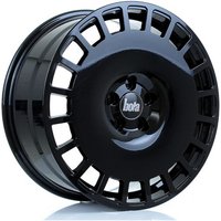 Bola B12 Alloy Wheels In Gloss Black Set Of 4 - 17X8 Inch ET35 4X100 PCD 76mm Centre Bore Gloss Black, Black