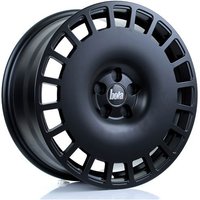 Bola B12 Alloy Wheels In Matt Black Set Of 4 - 17x8 Inch ET40 5x108 PCD 72.6mm Centre Bore Satin Black, Black