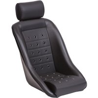 Cobra Classic GT Forty Seat - Black Basketweave, Anthracite Eyelets, Black Vinyl, Black