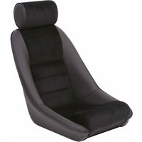 Cobra Classic RS Seat - Black Vinyl Outer Black Cord Centre, Black
