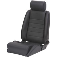 Cobra Stuttgart Classic Seat - Black Vinyl Outer / Black Basketweave Centre, Black