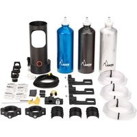 Dimension 3D Carbon Motorsport Drink System - 3 Driver KitBlue / Black / Silver Bottle